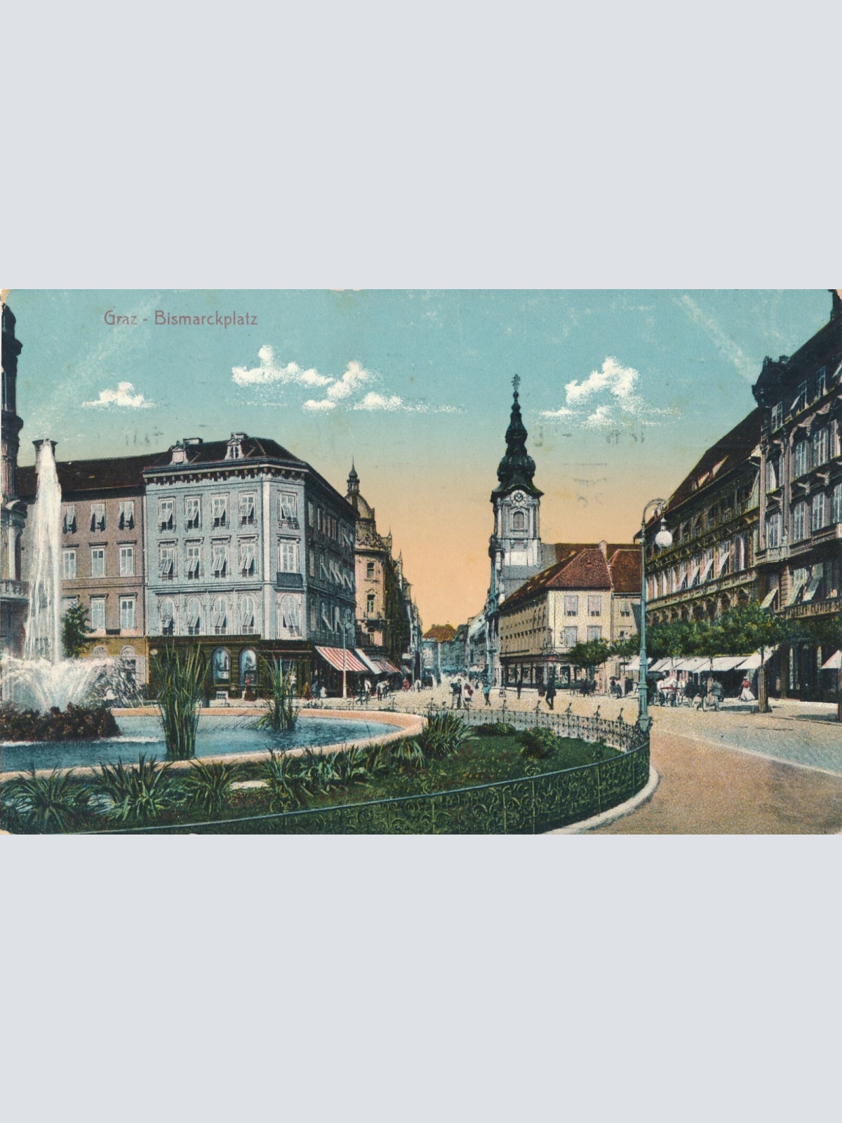 AK, Graz, Steiermark, Bismarckplatz, Ansichtskarte (S4266)