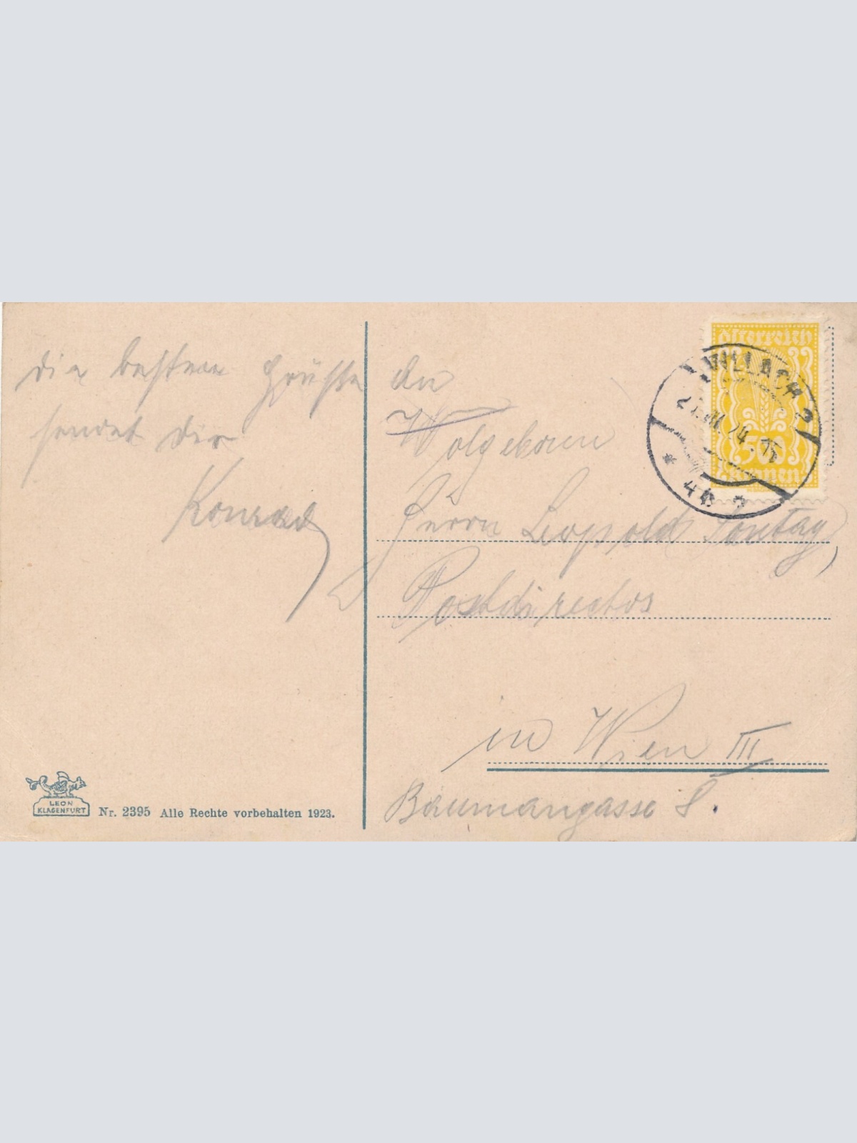 AK, Villach, Mittagskogel, Kärnten, Ansichtskarte (S4274)