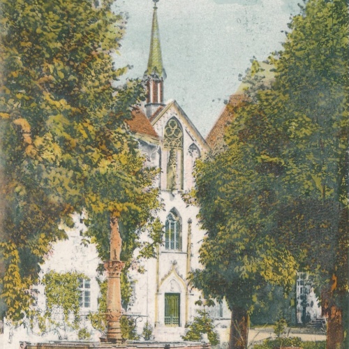 AK, Baden-Baden, Baden-Württemberg, Kloster Lichtenthal, Ansichtskarte (S4281)