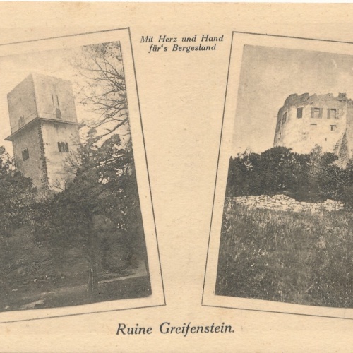 AK, Ruine Greifenstein, Niederösterreich, Ansichtskarte (S4322)