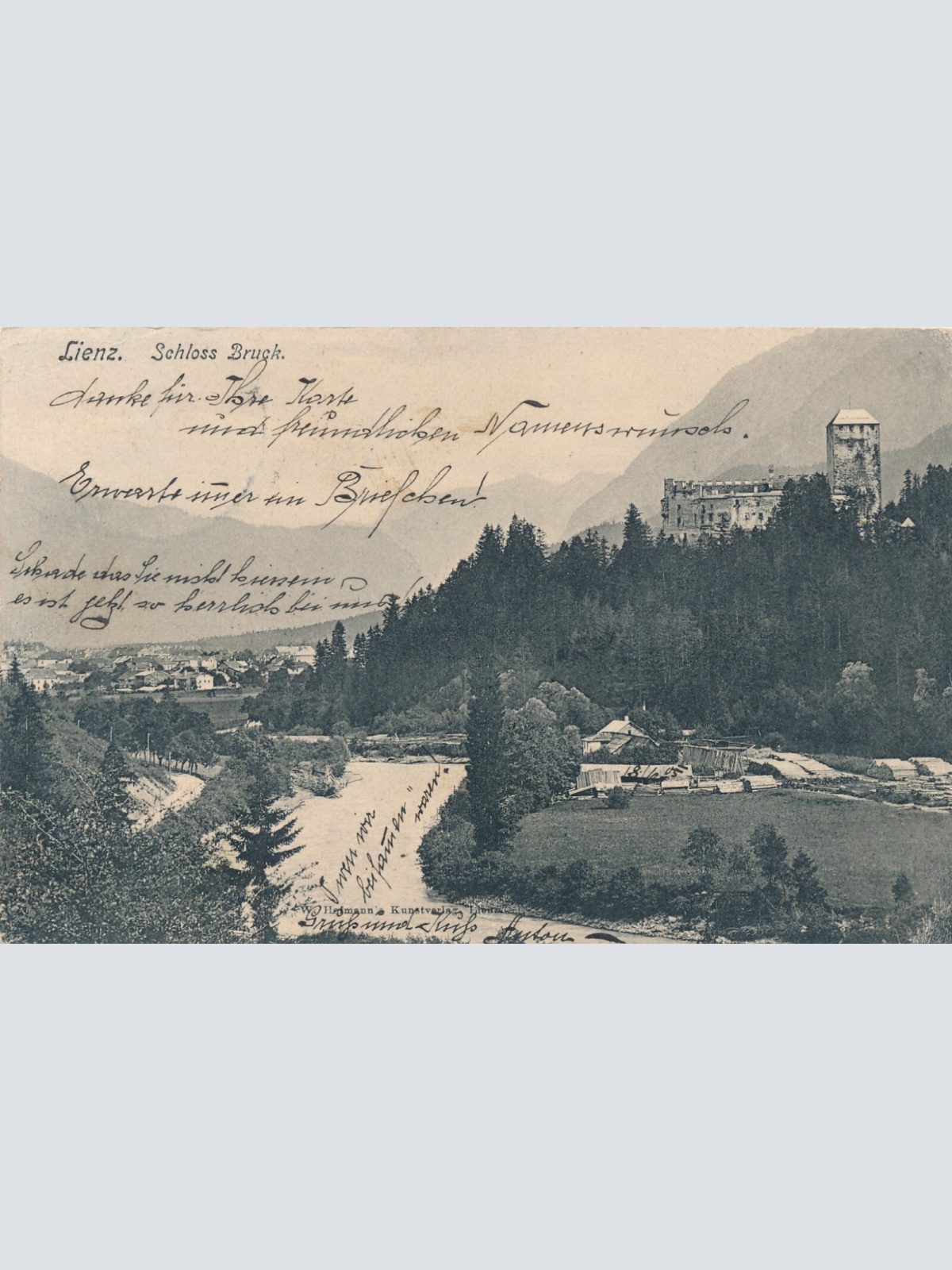 AK, Lienz, Schloss Bruck, Tirol, Ansichtskarte (S4332)