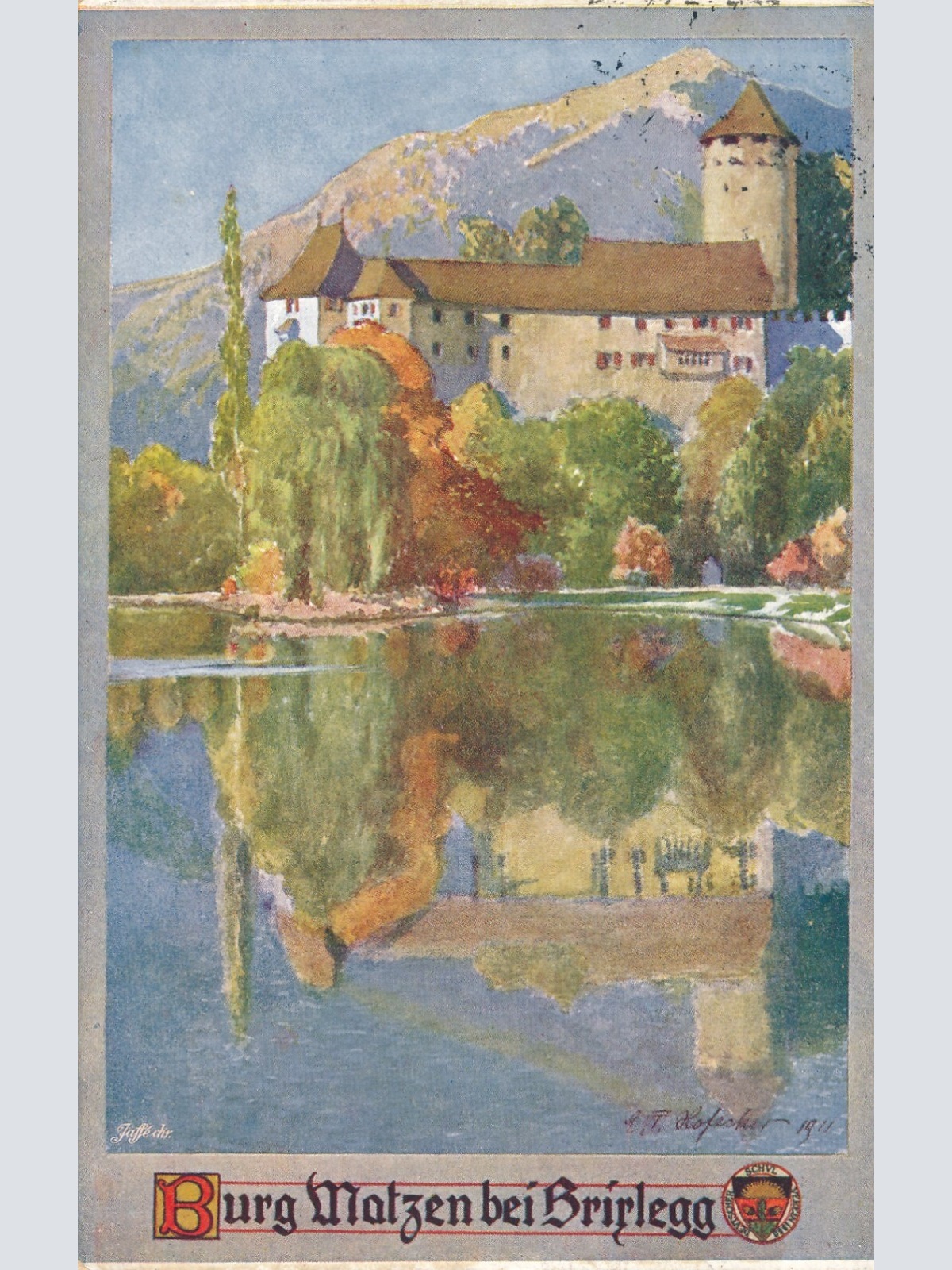 AK, Burg Matzen bei Brixlegg, Tirol, Ansichtskarte (S4343)