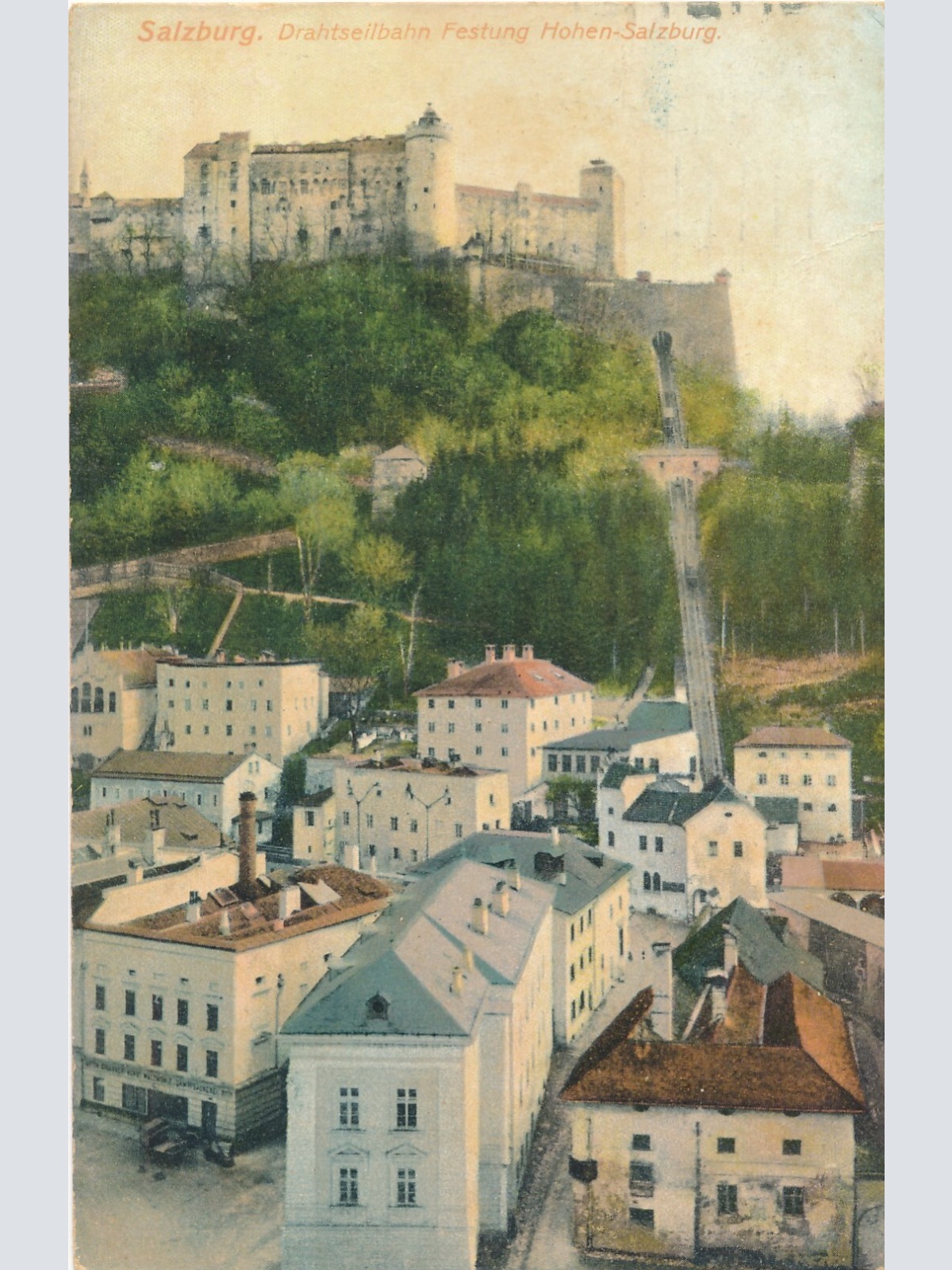 AK, Festung Hohen Salzburg, Ansichtskarte (S4359)