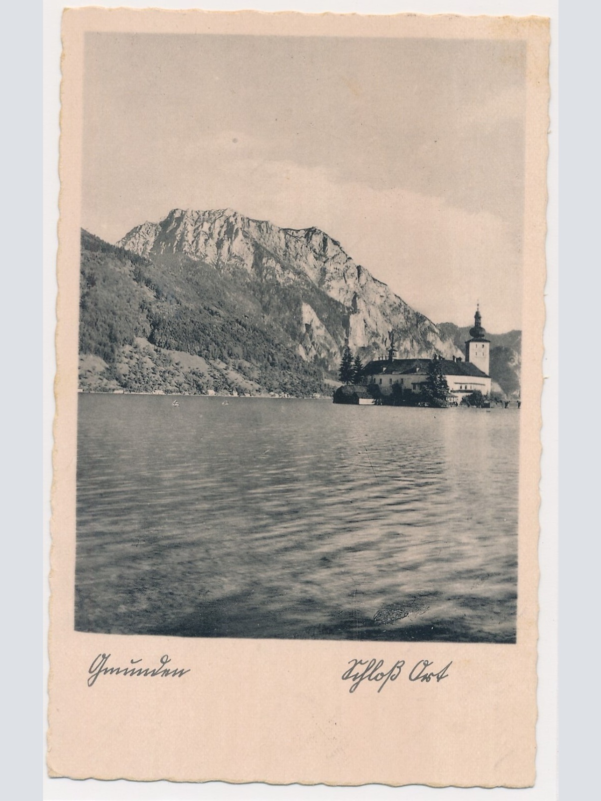 AK, Gmunden, Schloss Orth, Oberösterreich, Ansichtskarte (S4377)