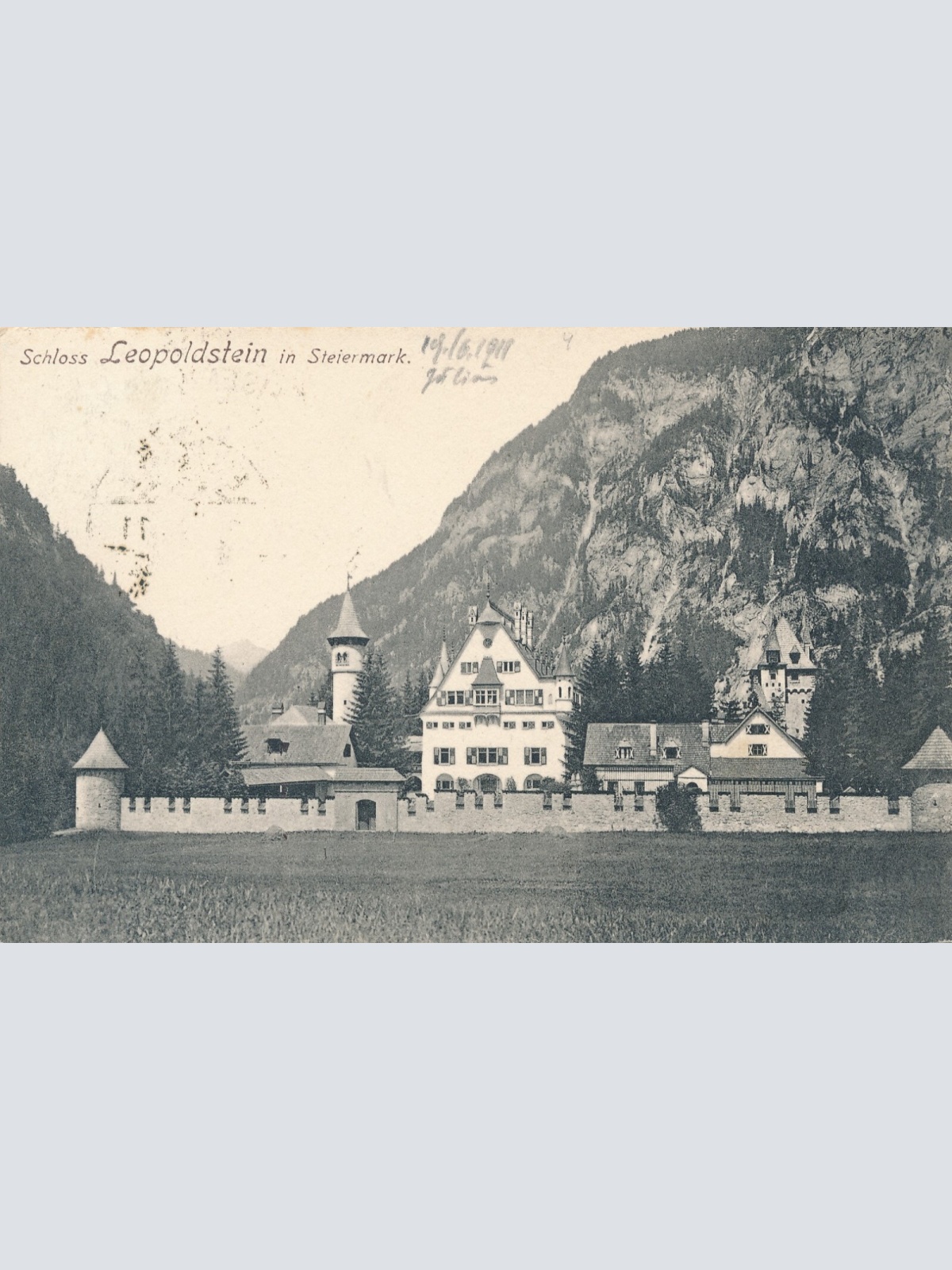AK, Schloss Leopoldstein, Steiermark, Ansichtskarte (S4394)