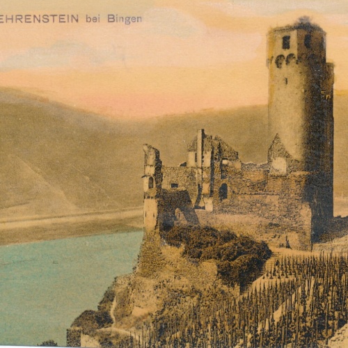 AK, Ruine Ehrenstein bei Bingen, Rheinland-Pfalz, Ansichtskarte (S4430)