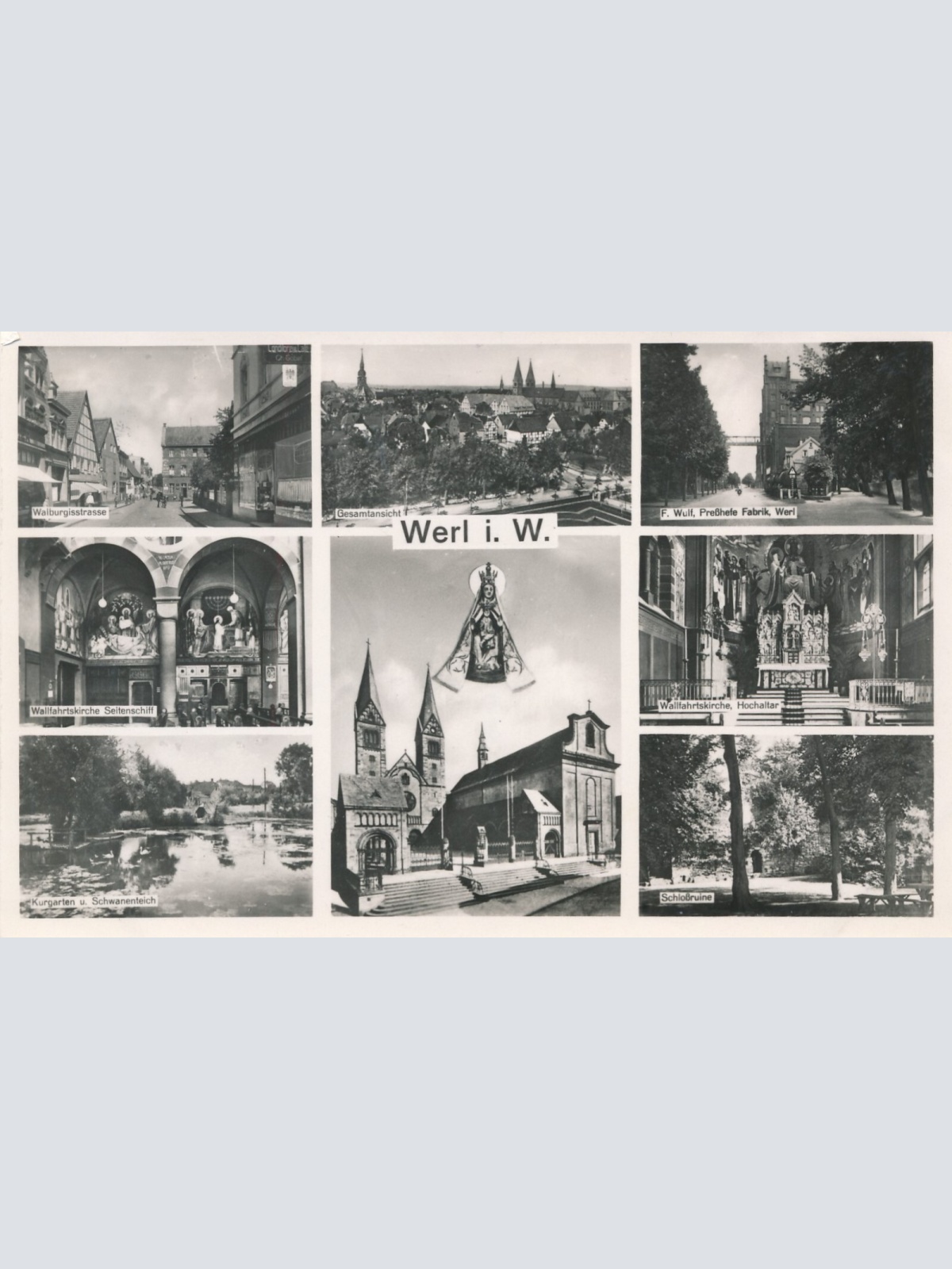 AK, Werl, Nordrhein-Westfalen, Ansichtskarte (S4439)