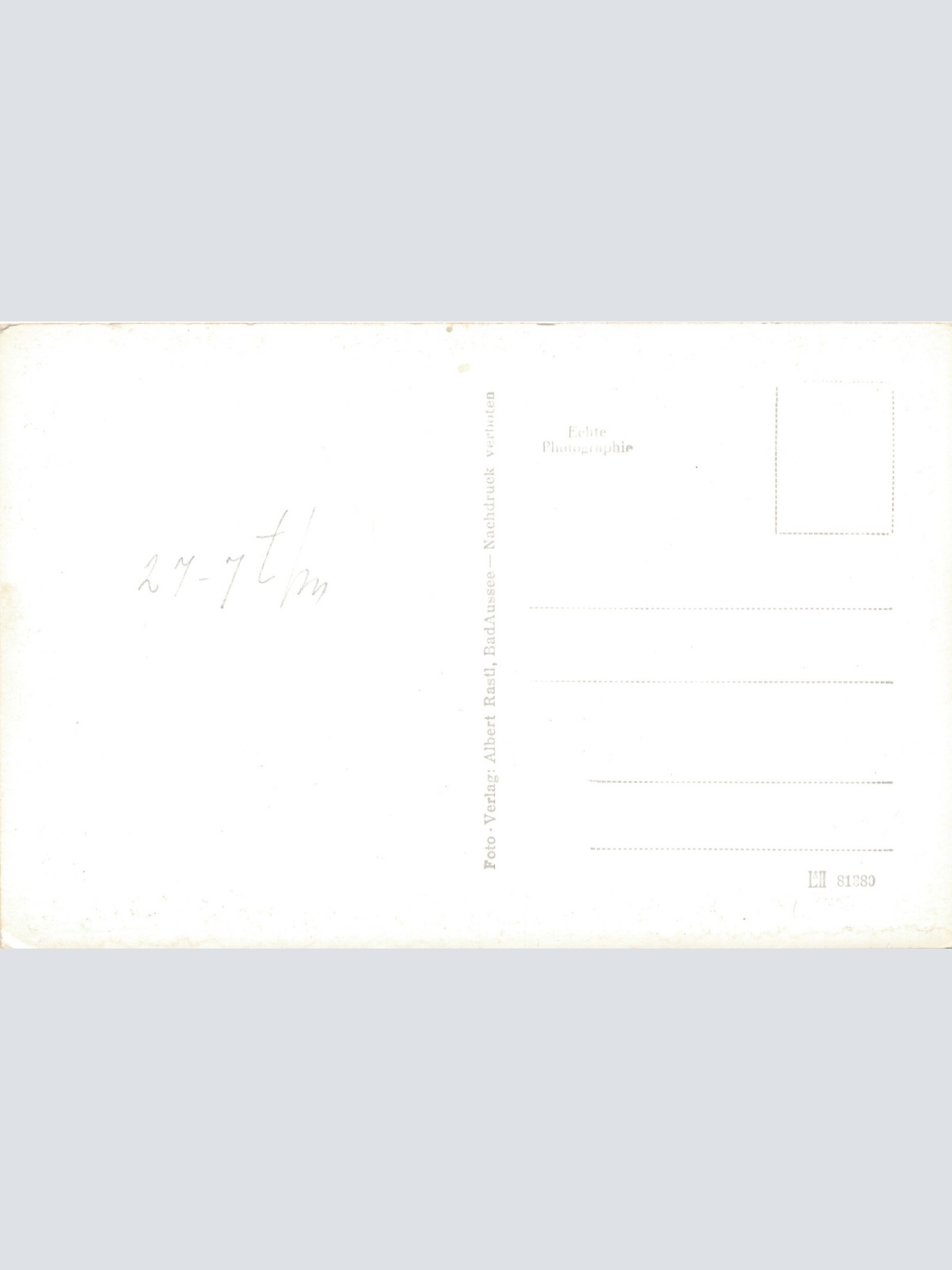 AK, Bad Aussee mit Totem Gebirge, Steiermark, Ansichtskarte (S4447)