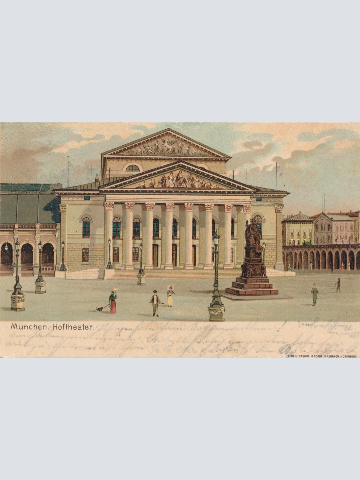 AK, München, Hoftheater, Bayern, Ansichtskarte (S4452)