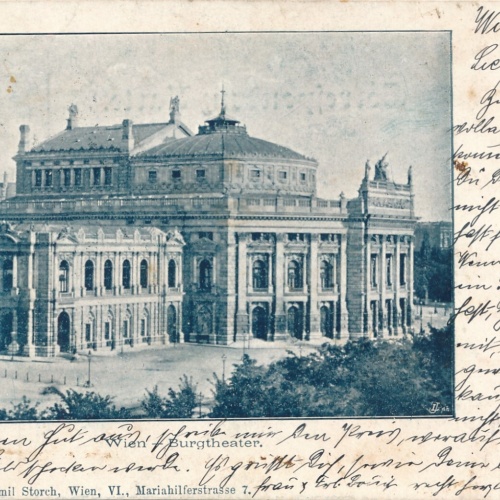 AK, Wien, Burgtheater, Ansichtskarte (S4466)