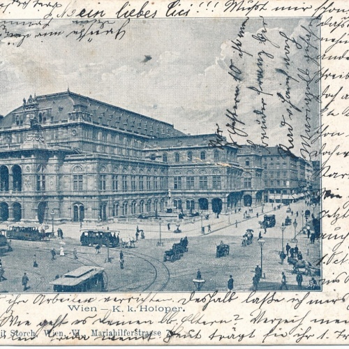 AK, Wien, K. k. Hofoper, Ansichtskarte (S4468)