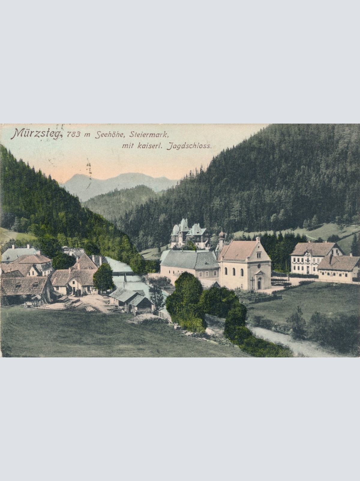 AK, Mürzsteg, Steiermark, Ansichtskarte (S4471)