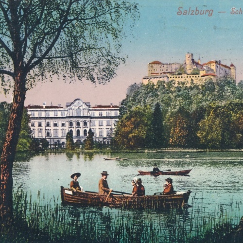 AK, Salzburg, Schloss Leopoldskron, Ansichtskarte (S4482)