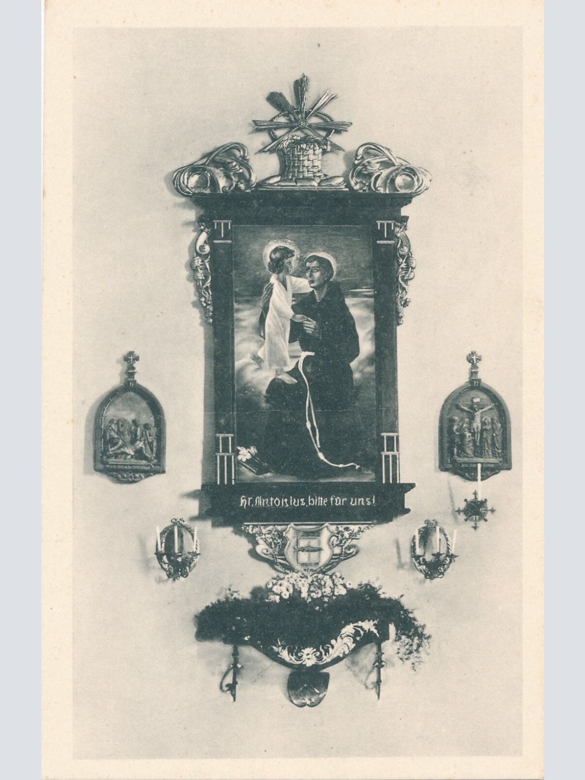 AK, Antoniusbild in der Pfarrkirche Gurten, Oberösterreich Ansichtskarte (S4505)