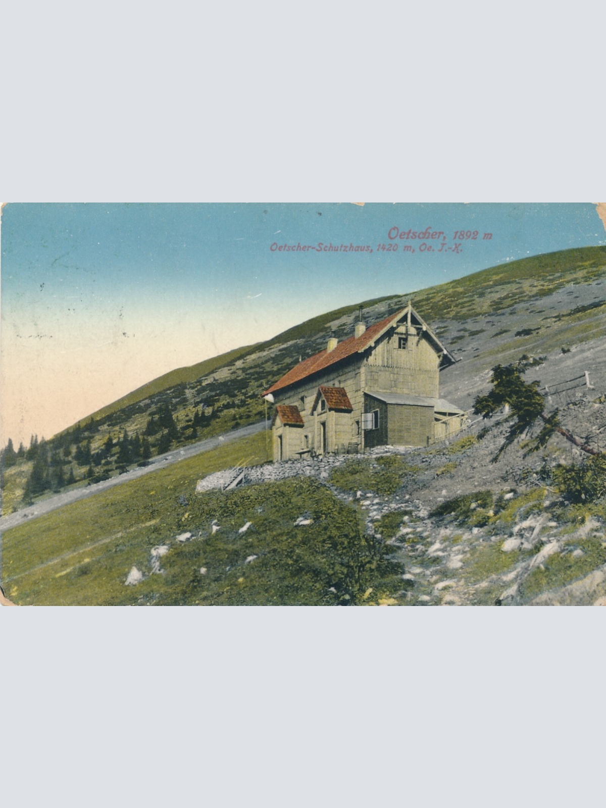 AK, Ötscher Schutzhaus, Lackenhof, Niederösterreich, Ansichtskarte (S4508)