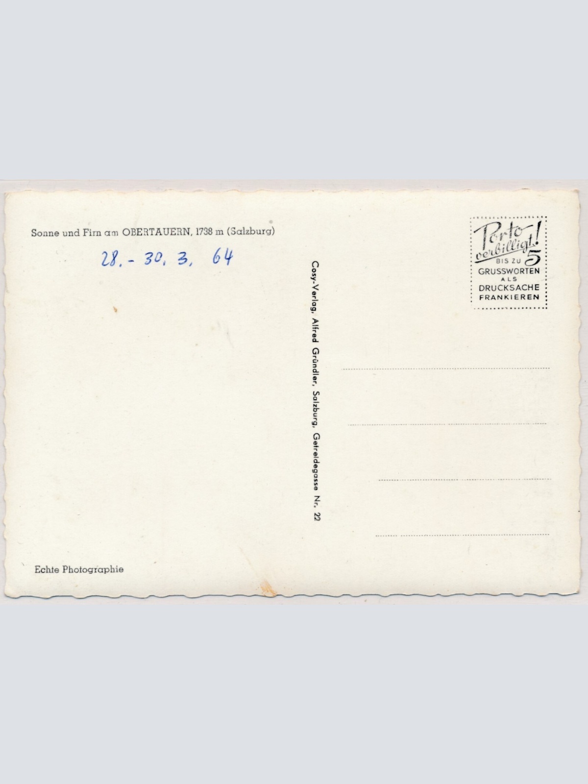 AK, Obertauern, Salzburg, Ansichtskarte (S4514)