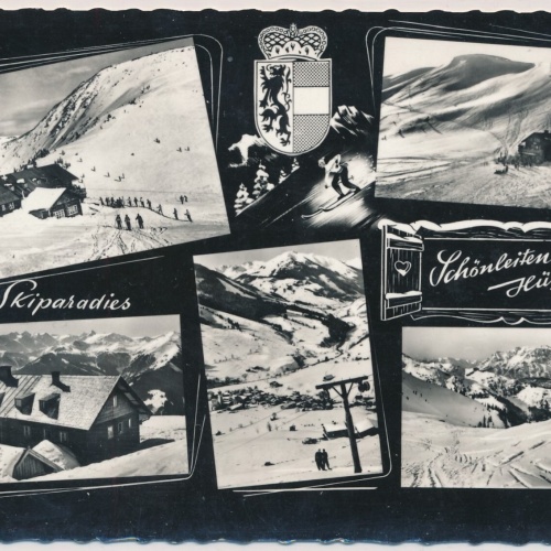 AK, Saalbach, Schönleiten Hütte, Salzburg, Ansichtskarte (S4515)