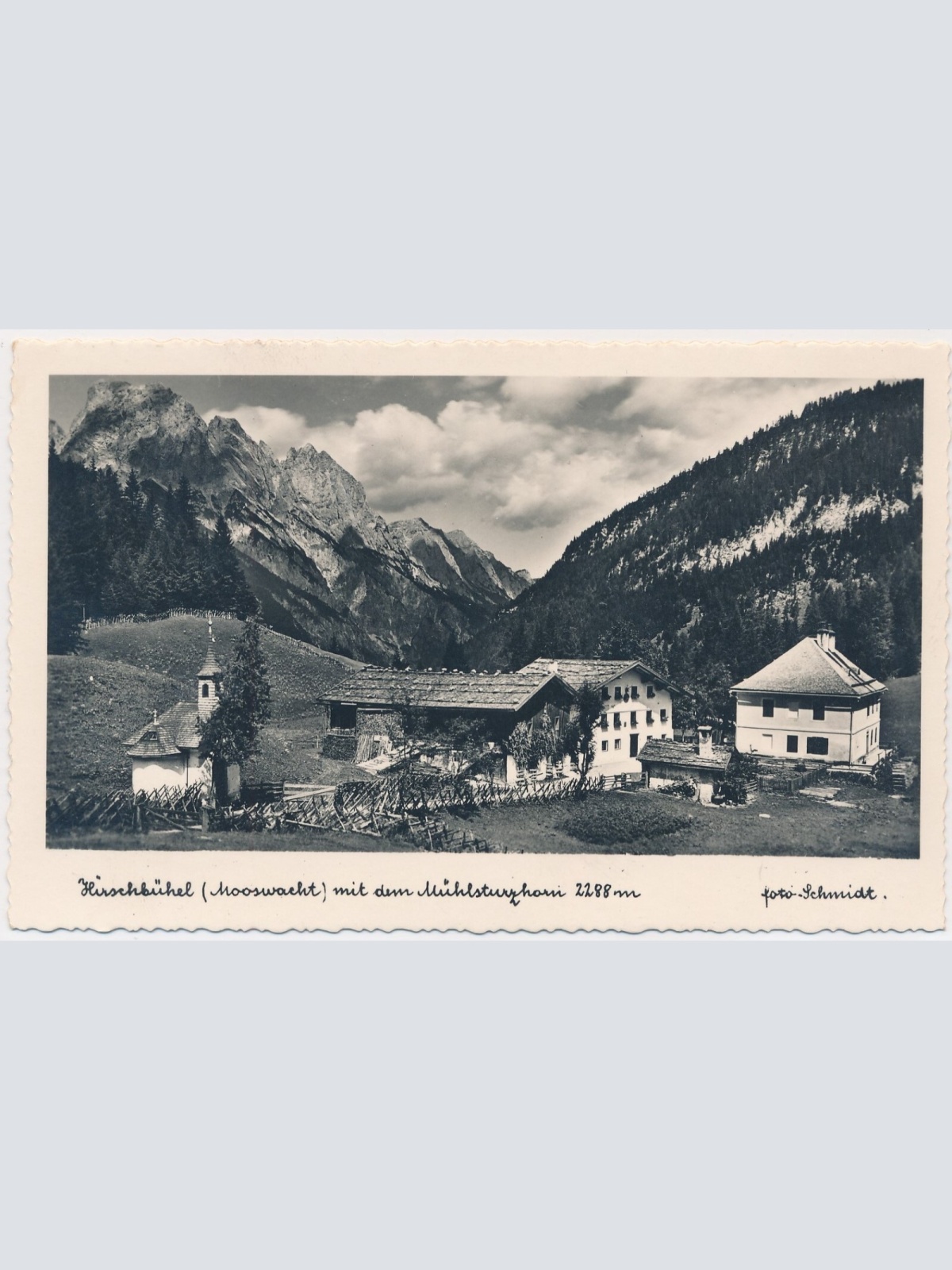 AK, Mooswacht, Mühlsturzhorn, Ansichtskarte (S4526)