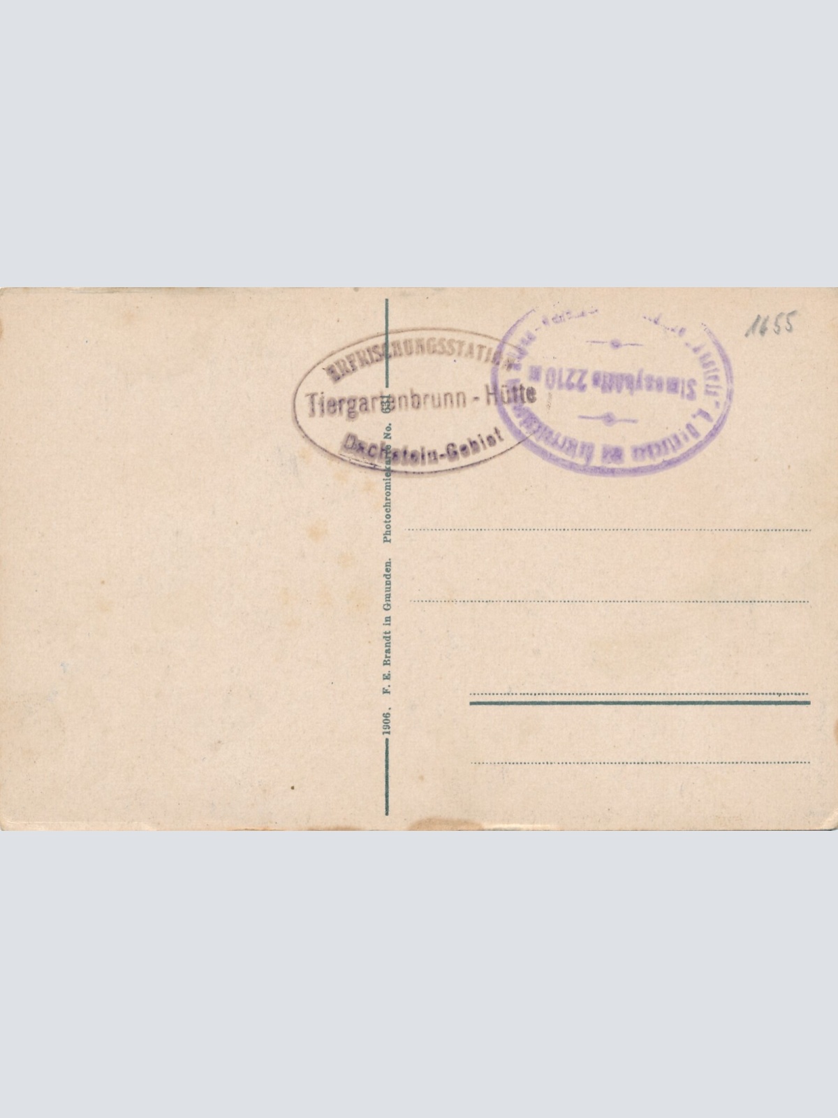 AK, Hoher Dachstein vom Karlseisfeld, Oberösterreich, Ansichtskarte (S4542)