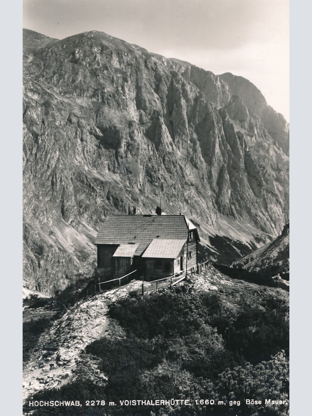 AK, Hochschwab, Voisthalerhütte, Steiermark, Ansichtskarte (S4543)