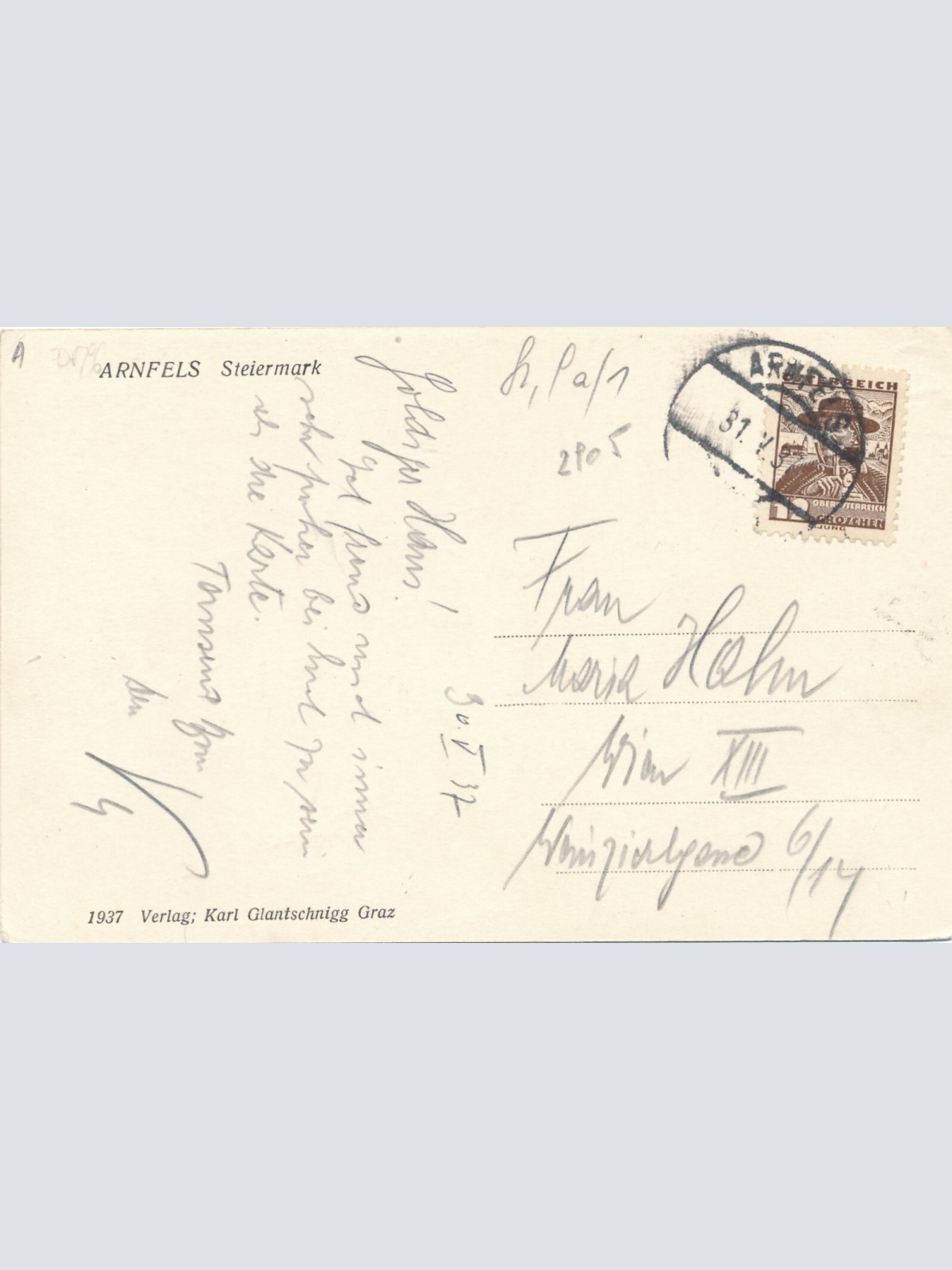 AK, Arnfels, Steiermark, Ansichtskarte (S4548)