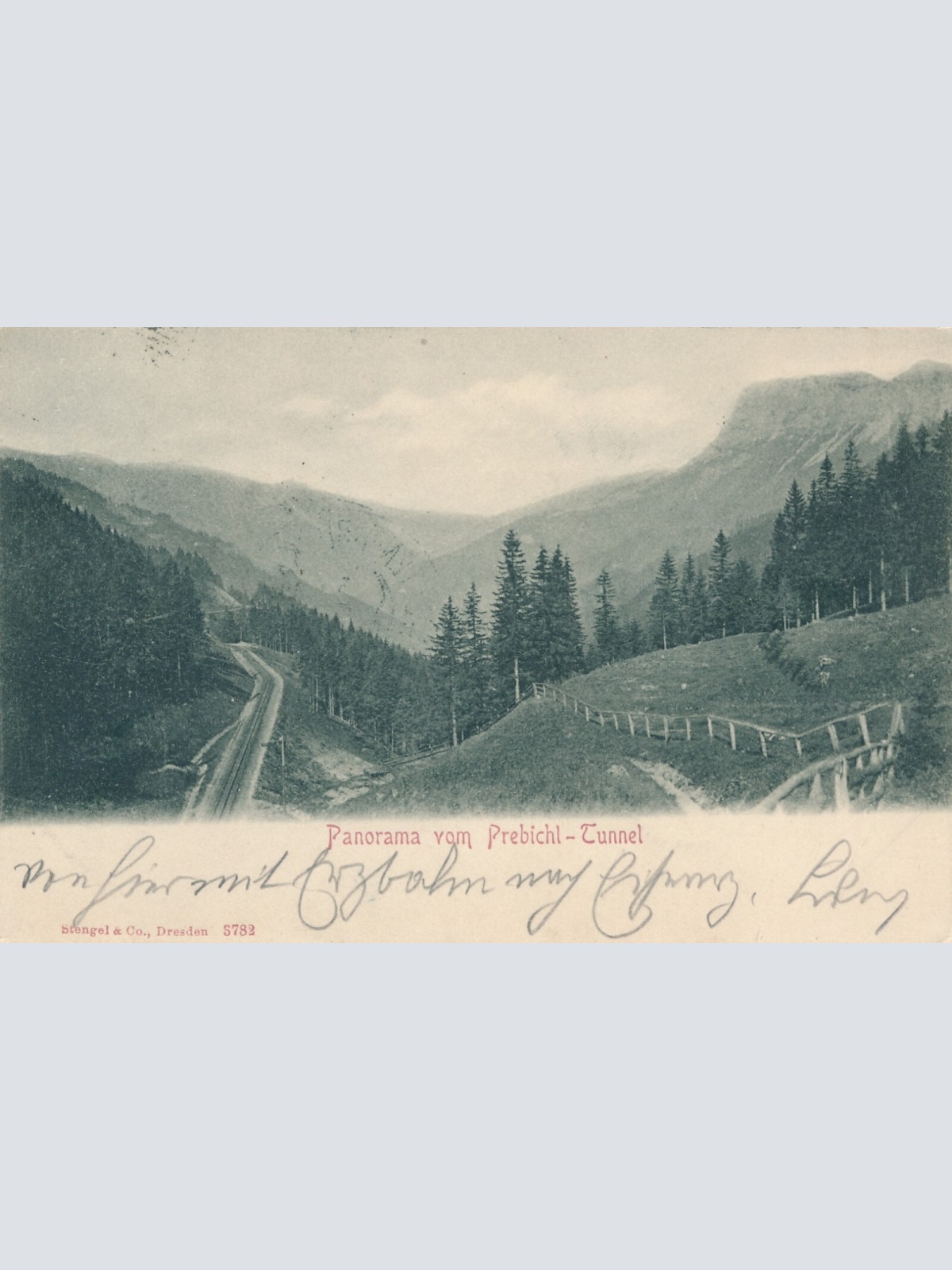 AK, Panorama vom Prebichl-Tunnel, Steiermark, Ansichtskarte (S4549)