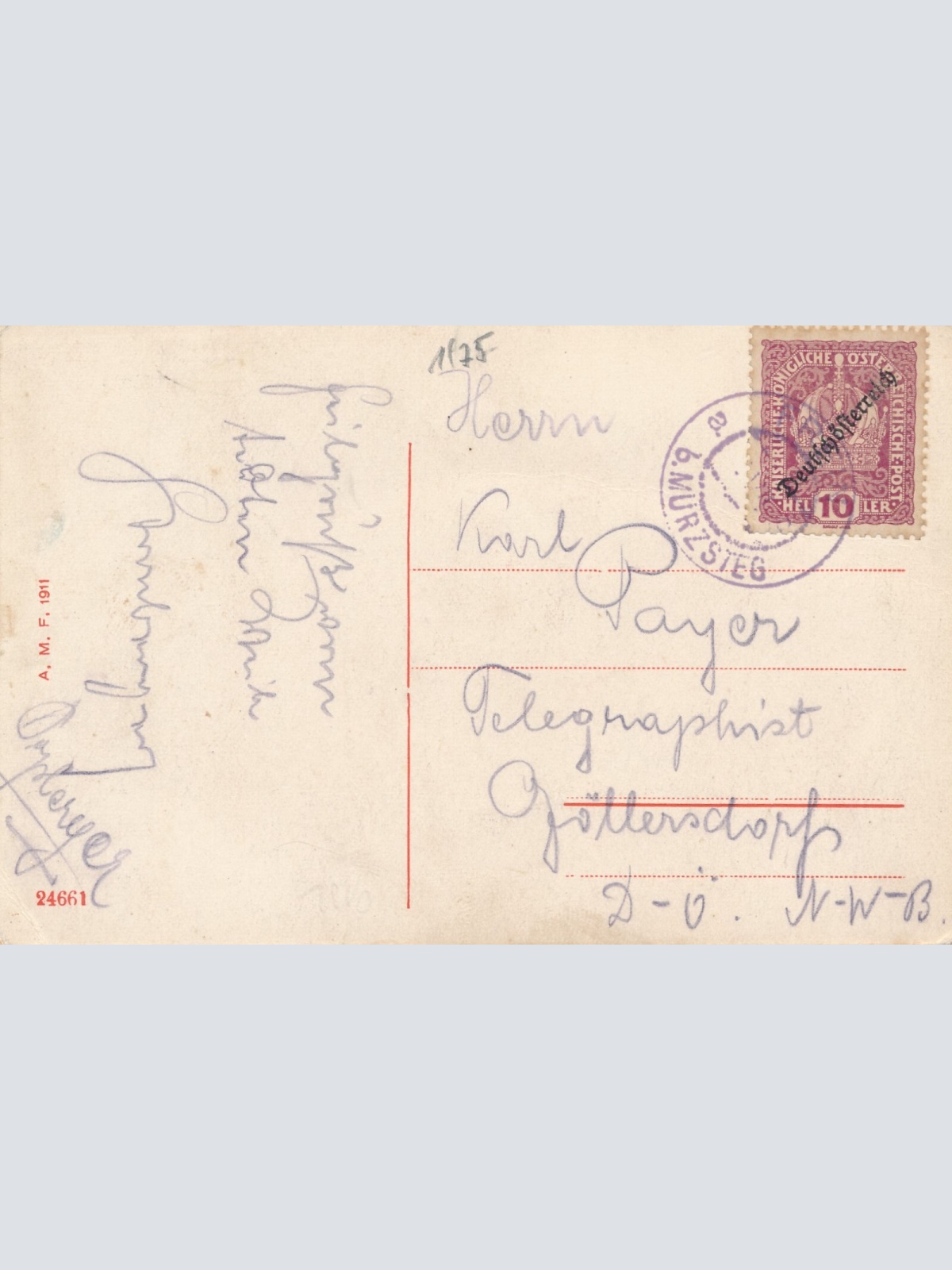 AK, Wasserfall zum Todten Weib, Steiermark, Ansichtskarte (S4553)