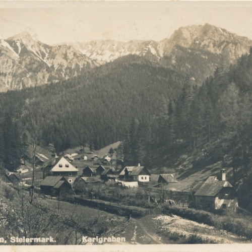 AK, Krampen, Karlgraben, Steiermark, Ansichtskarte (S4554)