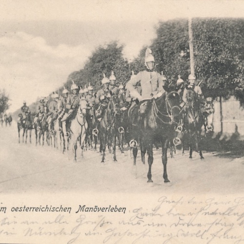 AK aus dem Österreichischen Manöverleben Ansichtskarte (13767)