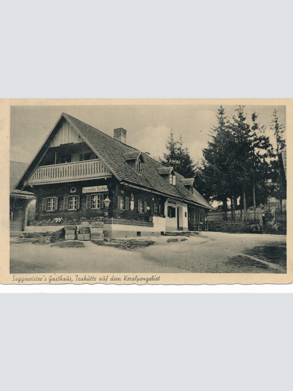 AK vom Sagmeister Gasthaus in Steiermark Koralpengebiet Ansichtskarte (13914)