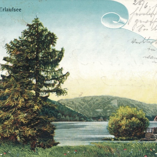 AK gruss vom Erlaufsee Steiermark Ansichtskarte (14122)