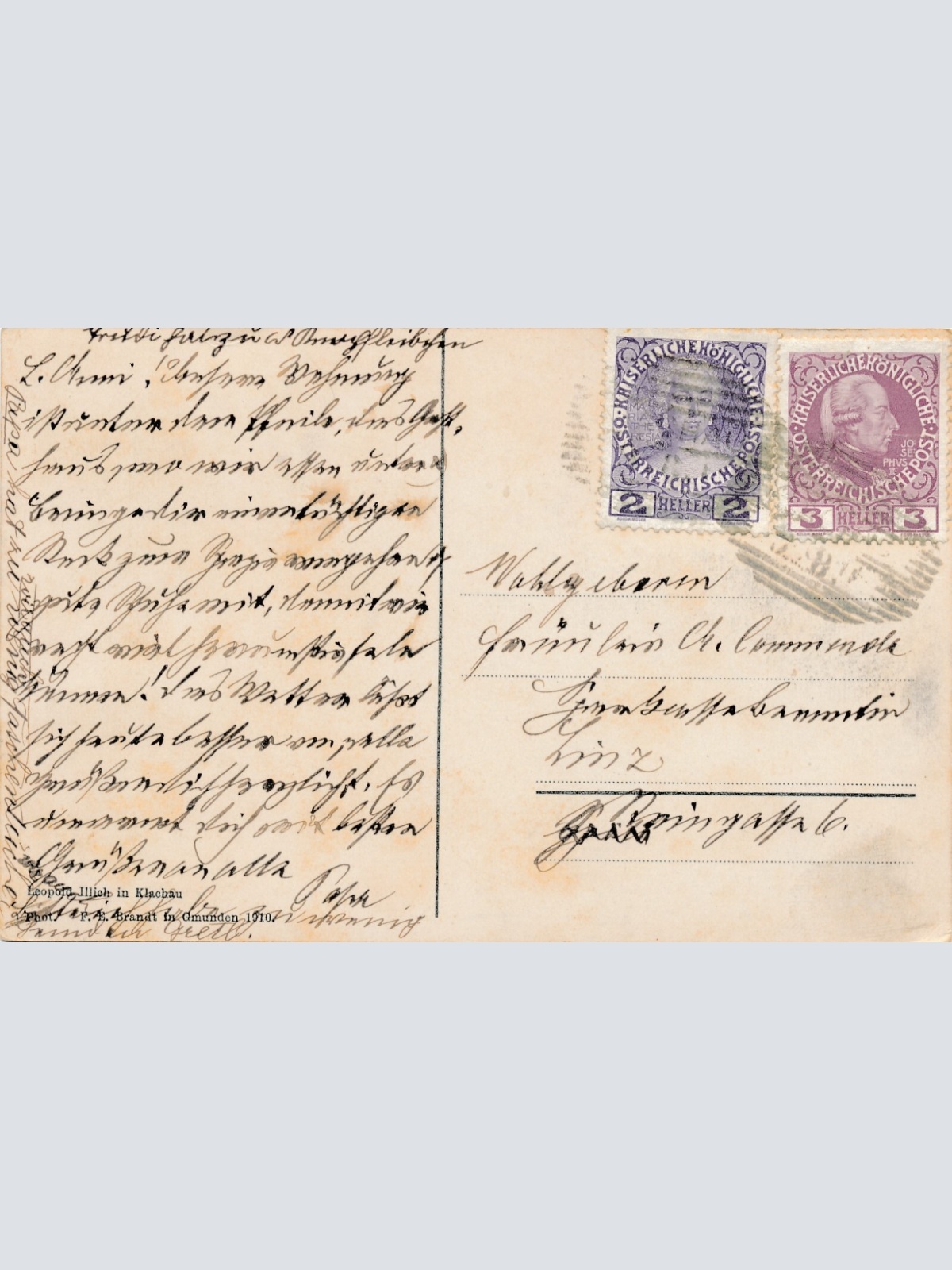 AK aus Klachau mit dem Grimming Steiermark Ansichtskarte (14123)