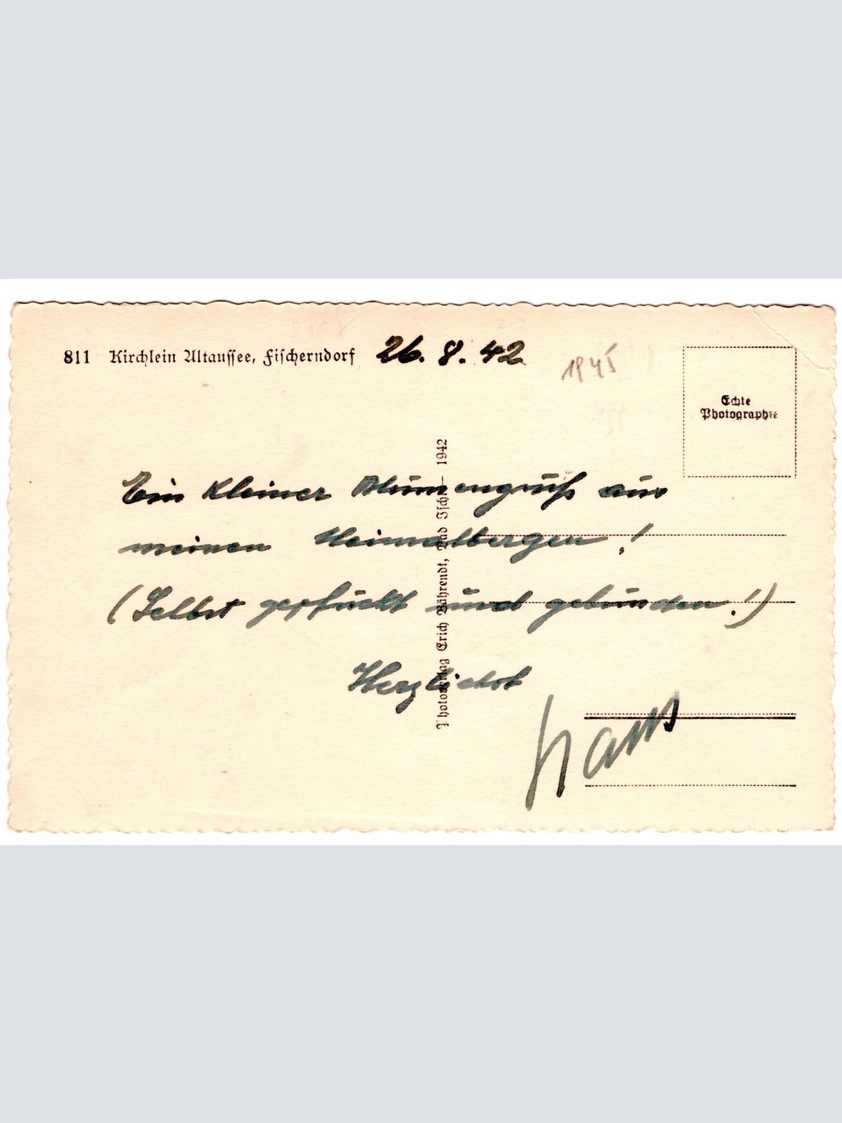 AK, Kirchlein Altaussee, Fischerndorf, Steiermark (S4572)