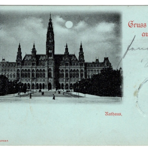 AK, Gruß aus Wien, Rathaus (S4590)