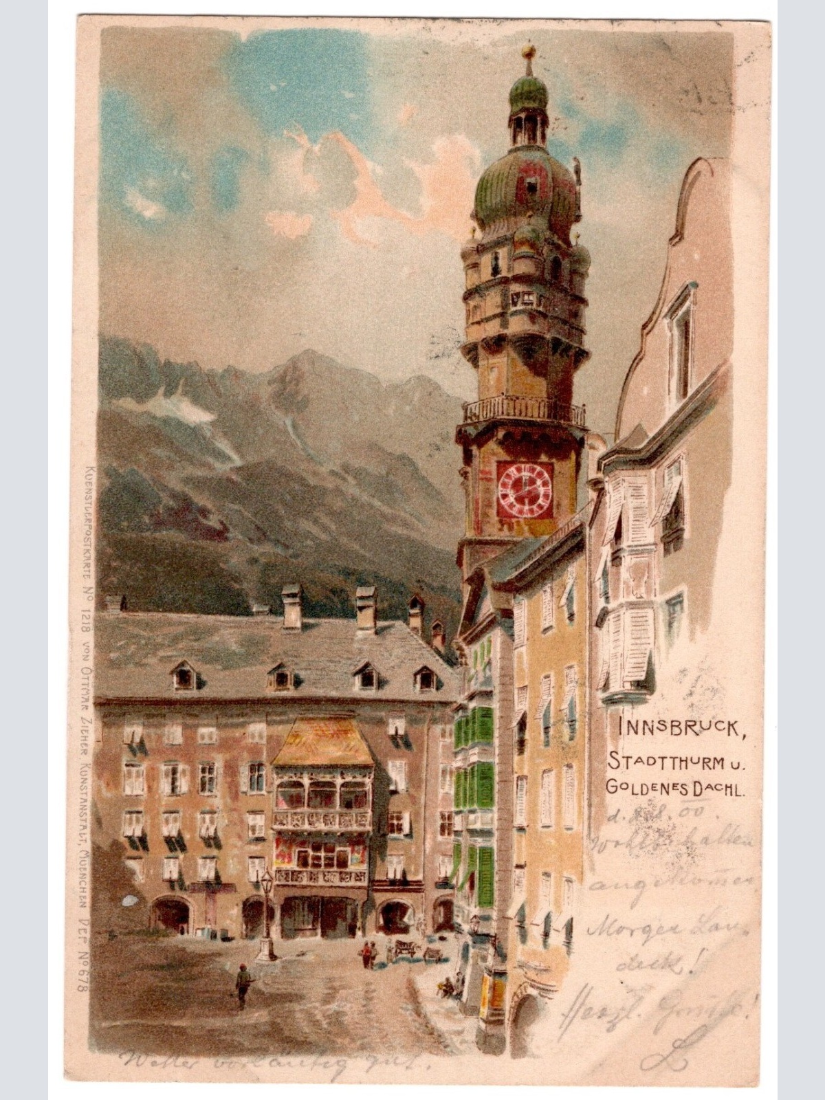 AK, Stadtthurm, Innsbruck, Tirol (S4609)