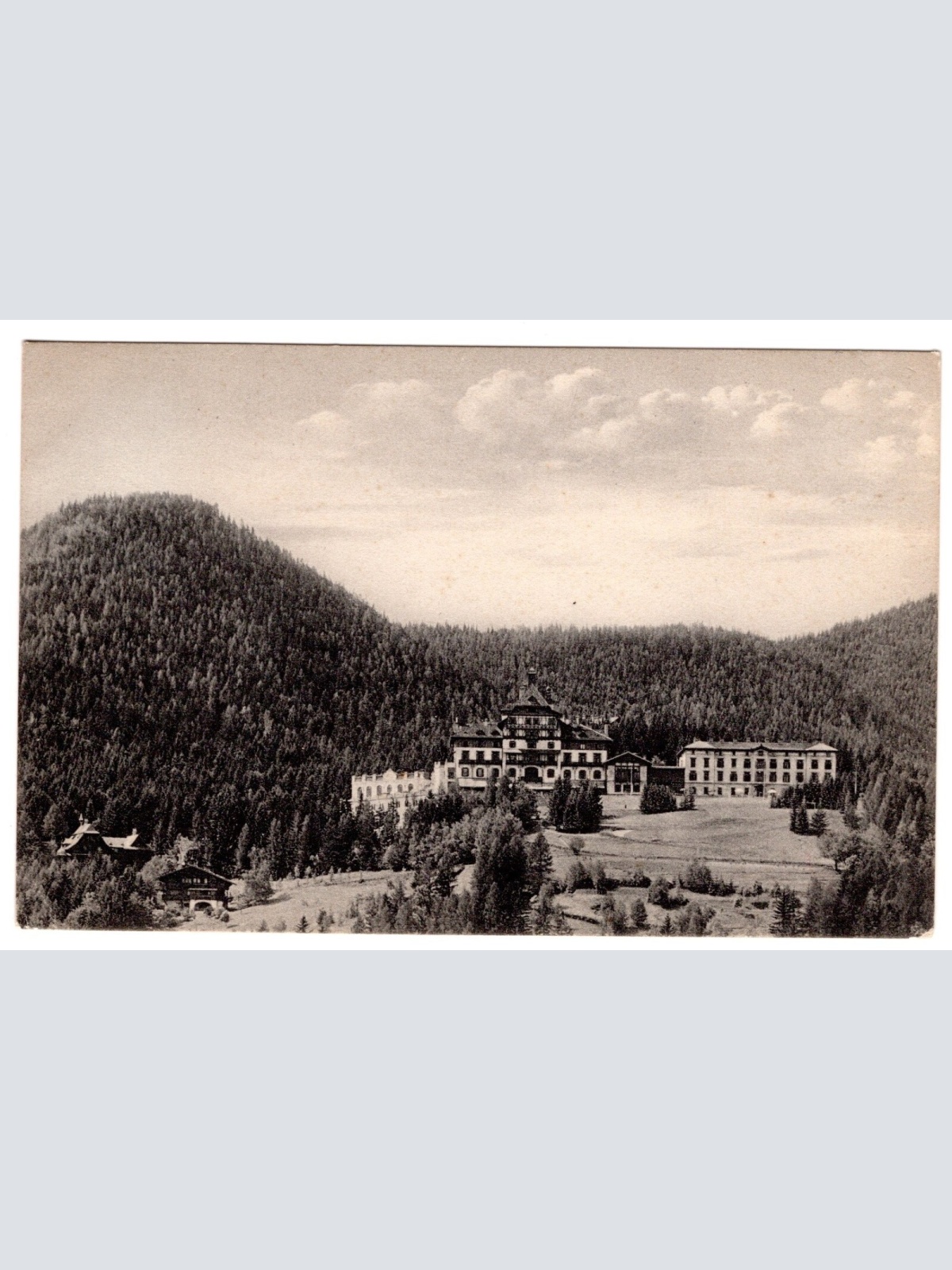 AK, Südbahnhotel Semmering mit Pinkenkogel, Niederösterreich (S4622)