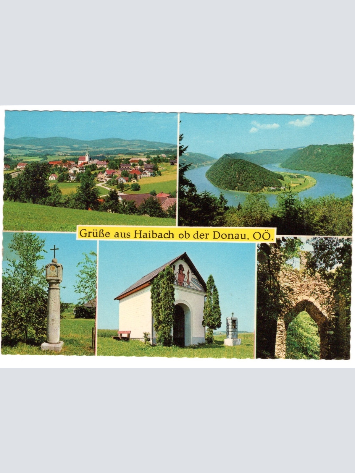 AK, Grüße aus Haibach ob der Donau, Oberösterreich (S4631)