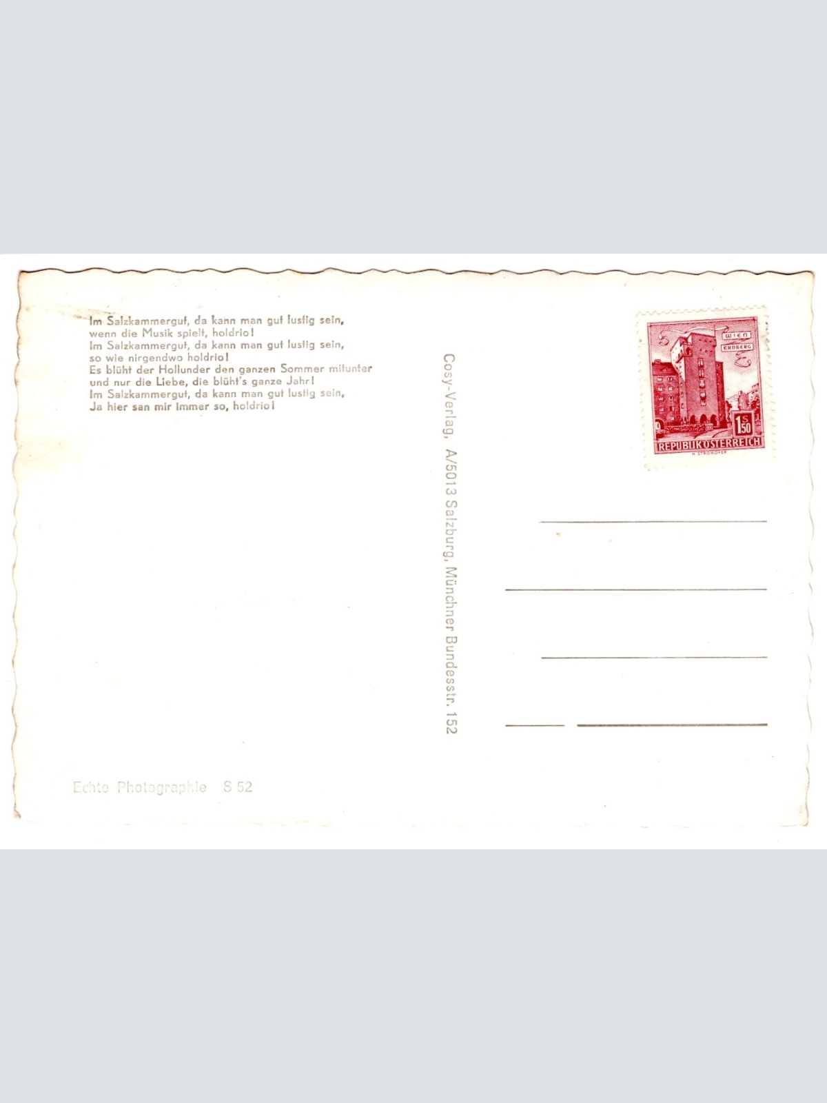 AK, Urlaubsgrüße aus dem Salzkammergut, Oberösterreich (S4644)