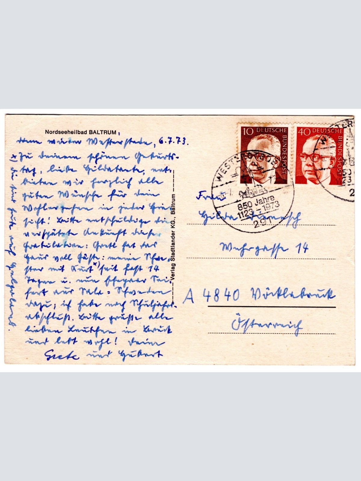 AK, Nordseeheilbad, Baltrum, Niedersachsen (S4646)