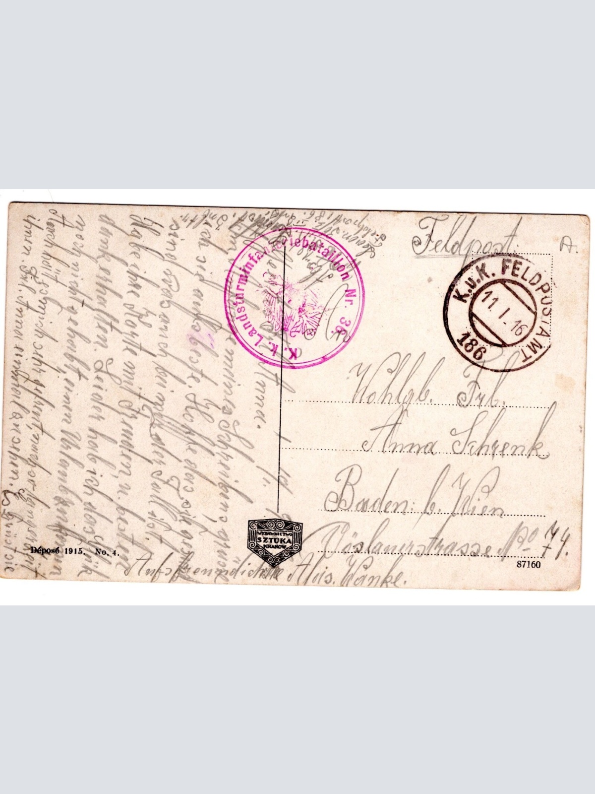 AK, Krakau, Polen, Ansichtskarte (S4699)