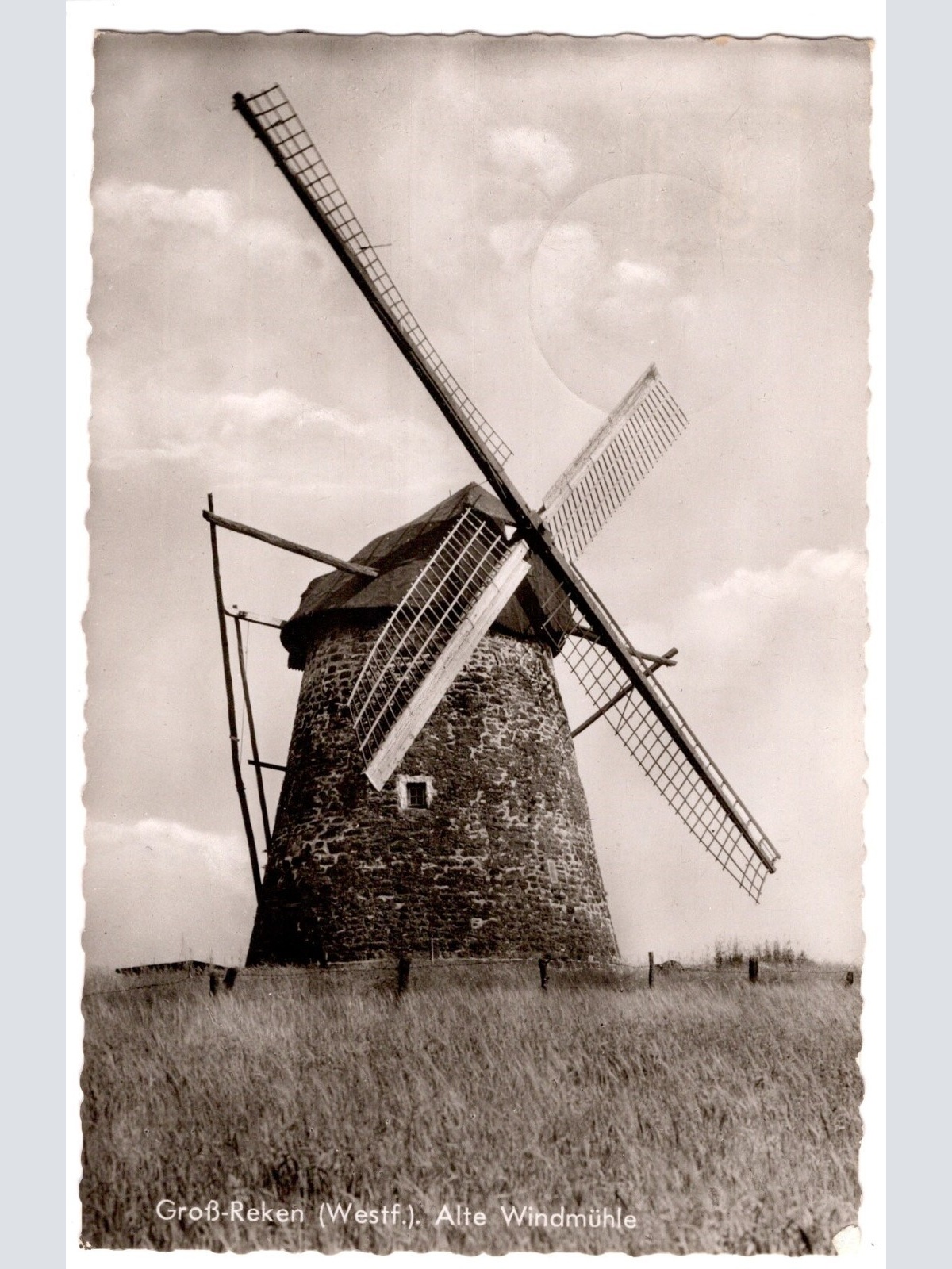 AK, Groß Reken, Nordrhein-Westfalen, Alte Windmühle, Ansichtskarte (S4707)