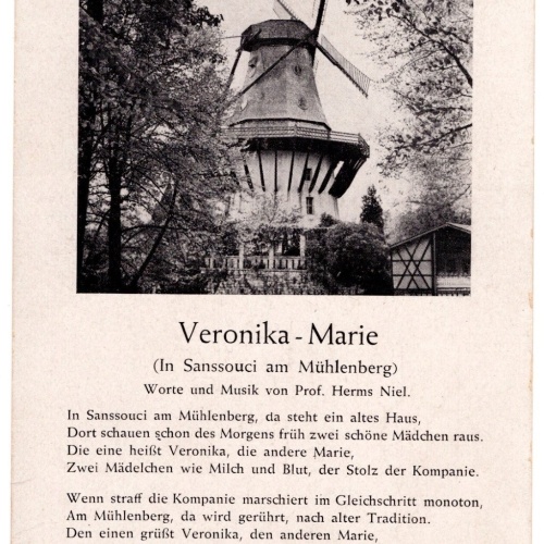AK, Veronika - Marie, In Sanssouci am Mühlenberg, Ansichtskarte (S4710)