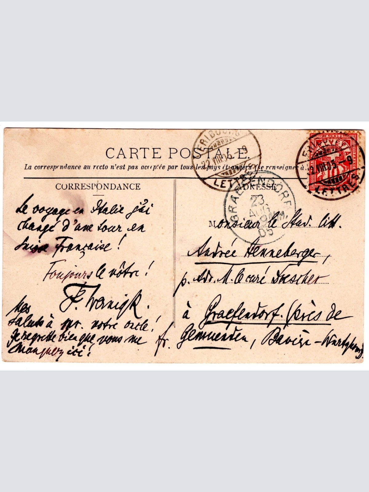 AK, Fribourg, Vallee et Pont du Gotteron,  Ansichtskarte (S4723)