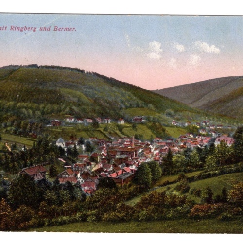 AK, Ruhla, mit Ringberg und Bermer,  Ansichtskarte (S4733)