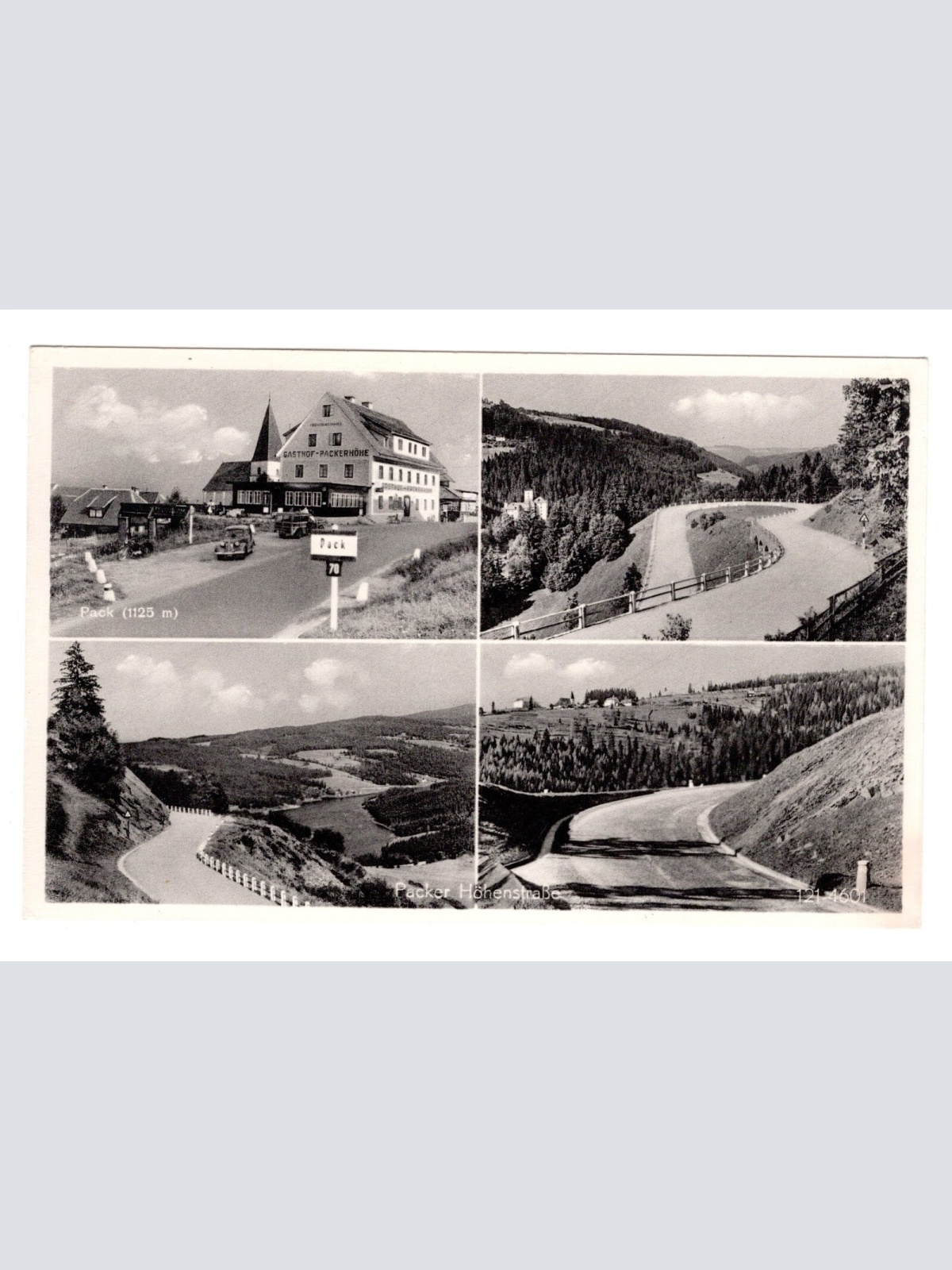 AK, Packer Höhenstraße, Steiermark,  Ansichtskarte (S4782)