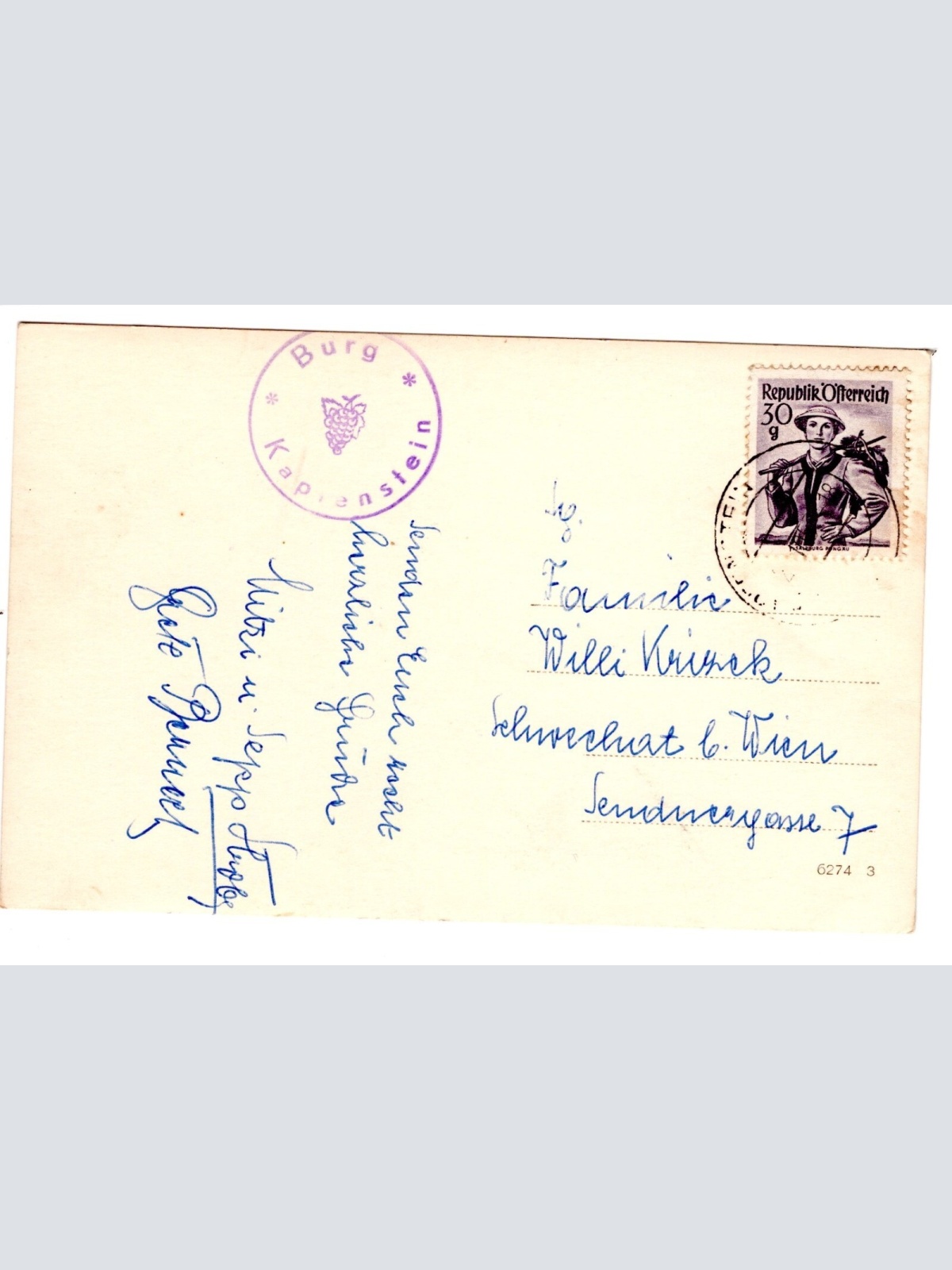 AK, Burg Kapfenstein, Steiermark,  Ansichtskarte (S4784)