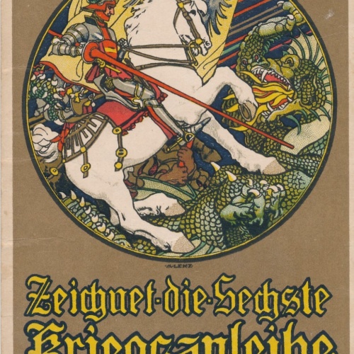 AK Zeichnet die sechste Kriegsanleihe 1914 - 1917 Ansichtskarte (14003)