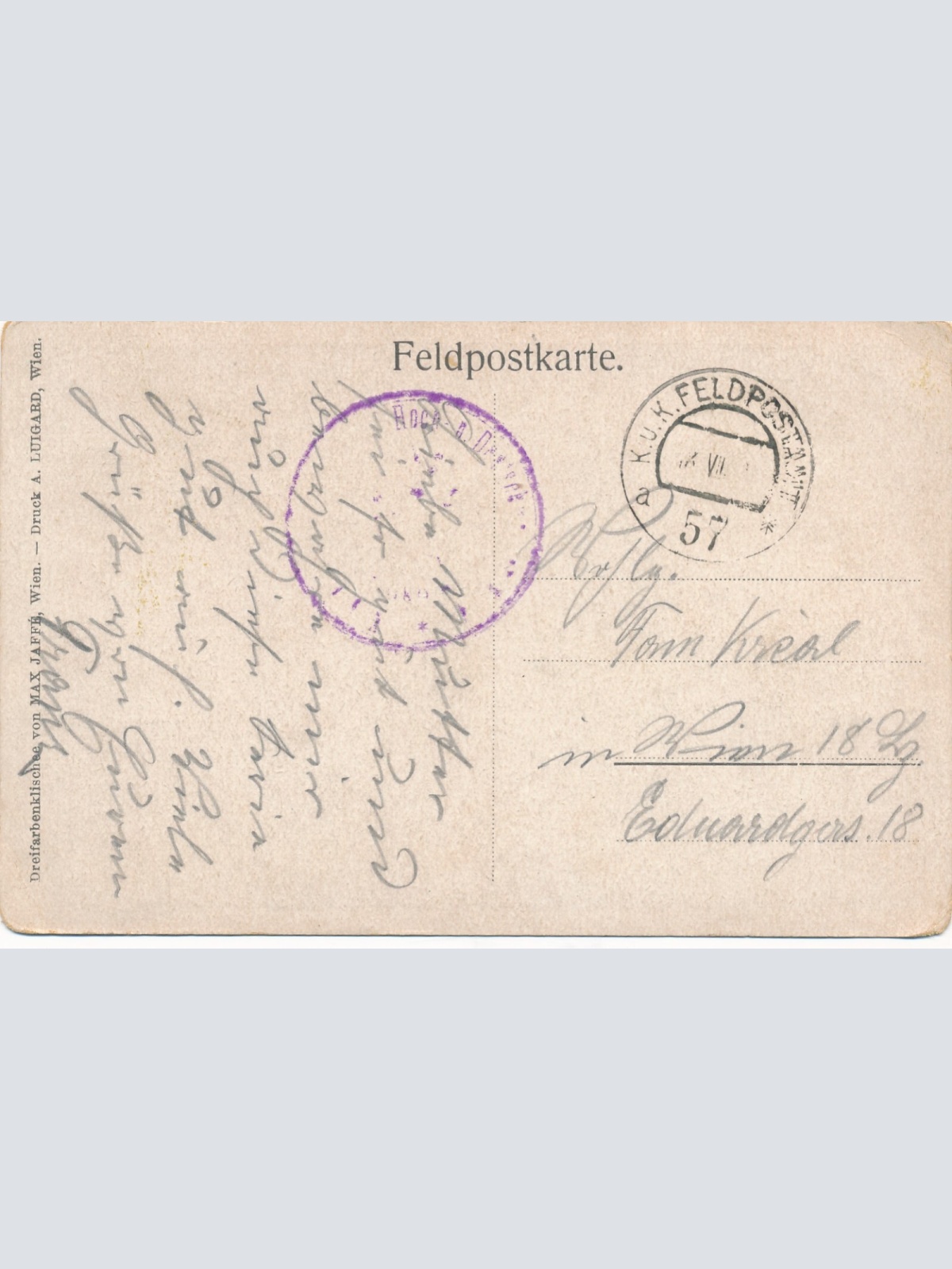 AK Generalmayor Adolf von Bogg Ansichtskarte (14009)