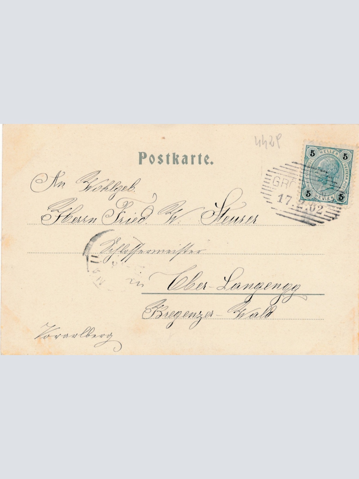 AK aus Gröbming mit dem Grimming Steiermark Ansichtskarte (14162)