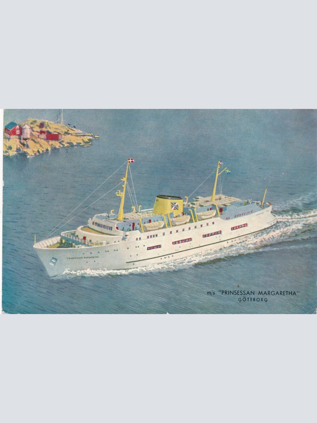 AK von der Prinsessan Margaretha Göteborg Maritim Ansichtskarte (14170)